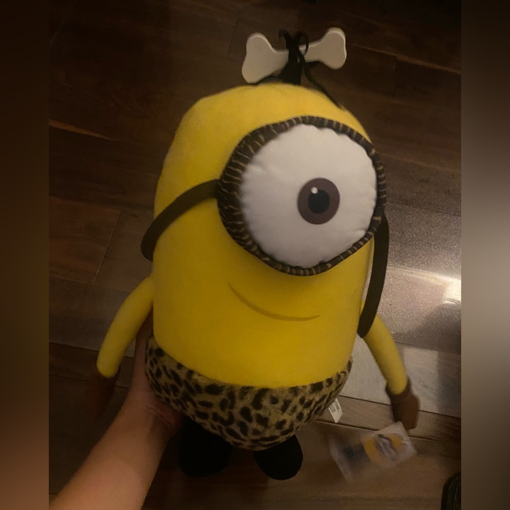 Minions Illumination Plush Toy Caveman Stuart One-Eye